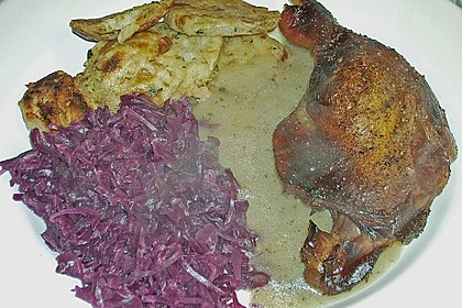 Gänsekeulen im Römertopf 40