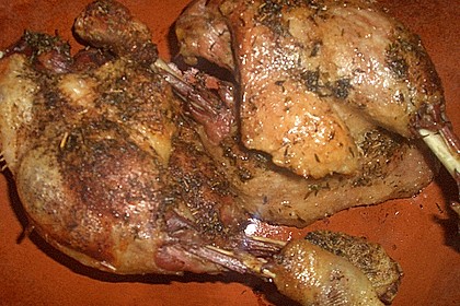 Gänsekeulen im Römertopf 36