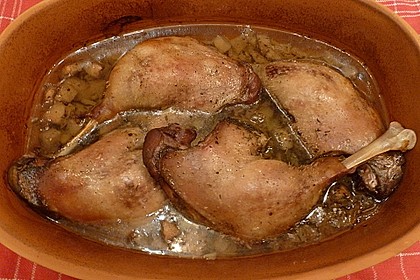 Gänsekeulen im Römertopf 34