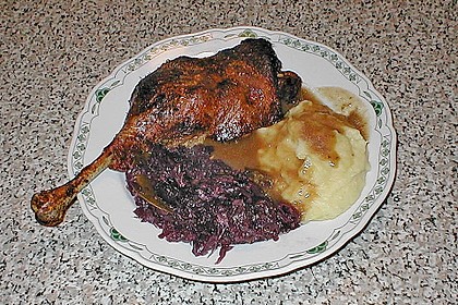 Gänsekeulen im Römertopf 44
