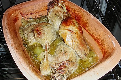 Gänsekeulen im Römertopf 43