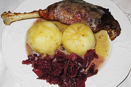 Gänsekeulen im Römertopf 24