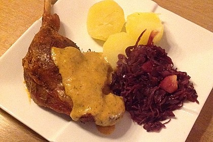 Gänsekeulen im Römertopf 20