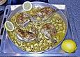 Brath&auml;hnchen vom Blech mit Zitrone und Kartoffeln