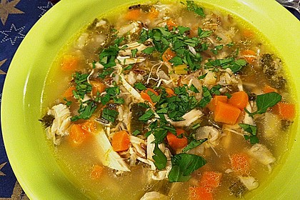 Goldgelbe Hühnersuppe 11