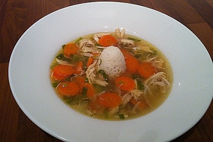 Goldgelbe Hühnersuppe 5