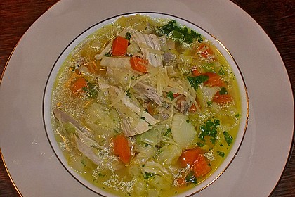 Goldgelbe Hühnersuppe 2