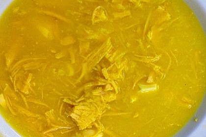 Goldgelbe Hühnersuppe 63