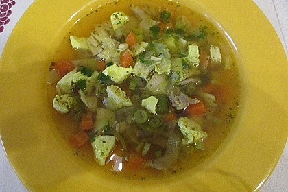 Goldgelbe Hühnersuppe 65