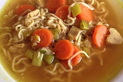 Goldgelbe Hühnersuppe 28
