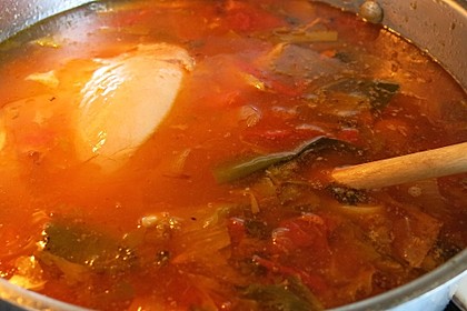 Goldgelbe Hühnersuppe 34