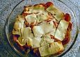 Fischauflauf mit Feta - Kruste