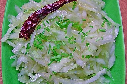 Krautsalat mit Pfiff (scharf)