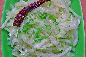 Krautsalat mit Pfiff (scharf)