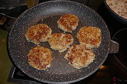 Gr&uuml;nkern - K&auml;se - Bratlinge 4