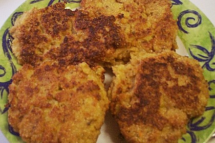 Gr&uuml;nkern - K&auml;se - Bratlinge