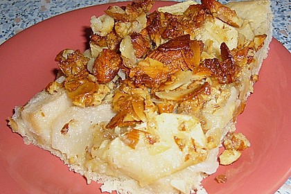 Apfel - Birnen Kuchen Florentiner Art 3