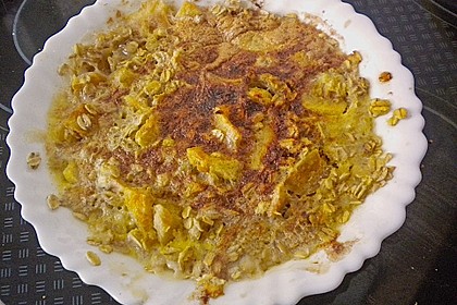 Apfelauflauf mit Haferflocken 5