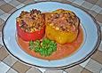 Paprika mit Feta - Hack F&uuml;llung
