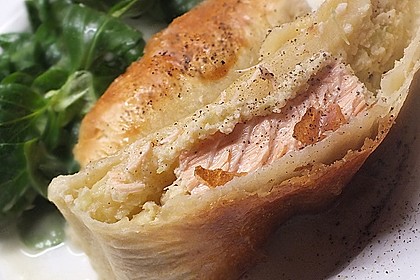 Lachs in Blätterteig 1