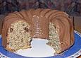 Nusskuchen mit Schokoglasur