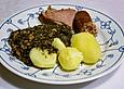 Gr&uuml;nkohl mit Pinkel