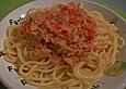 Nudeln mit Thunfisch-Tomaten-Sauce