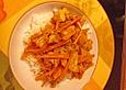 Putenbrust-Curry mit M&ouml;hren und Pfirsichen
