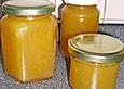 Honigmelonenmarmelade mit Pfirsichen