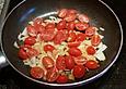 Tomatensauce mit Rotbarsch und Lachs