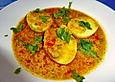 Scharfes indisches Eier-Zwiebelcurry