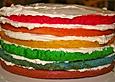 Regenbogentorte