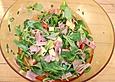 Feldsalat mit Paprika und Fleischwurst