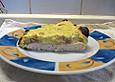 Putenschnitzel mit  Banane und Frischk&auml;secreme &uuml;berbacken