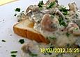 Champignon-Pfanne mit Toast
