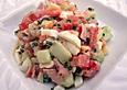 SchmackoFatz Gartensalat mit Ei, K&auml;se und Schinken