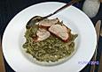 Schweinefilet mit Tagliatelle in Estragonso&szlig;e und gr&uuml;nen Bohnen