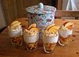 Sommerliches Nektarinendessert