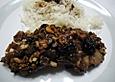 Steak mit Maronen-Feigen Kruste