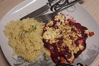 Rote Bete Lasagne mit Feta und Honig 5