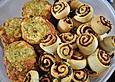Pesto-Tomaten-Schnecken