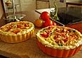 Kleine Spinat-Gorgonzola Quiches