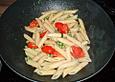 Linguine mit Limetten-Minz-Sauce