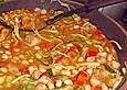 Huhn-Gem&uuml;se-Pfanne Sambal-Oelek