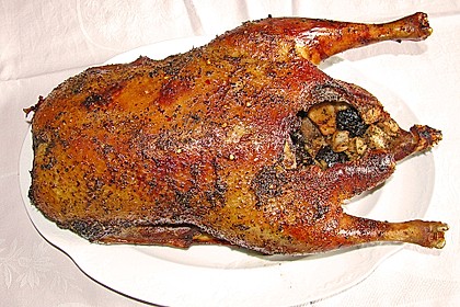 Glasierte Weihnachtsgans