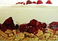 Quark-Beerendessert - Himbeeren, Quarkcreme und Butterkekse