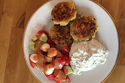 Couscous-Bratlinge mit Käse 24