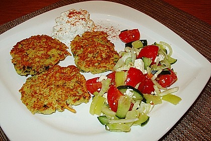 Couscous-Bratlinge mit Käse 7