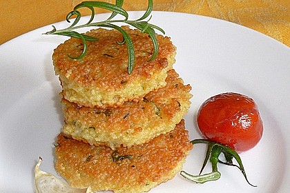 Couscous-Bratlinge mit Käse 4