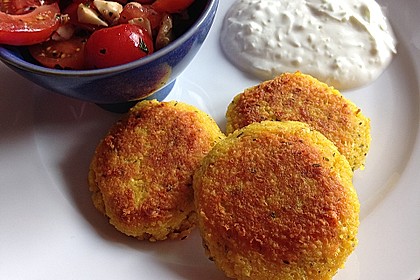 Couscous-Bratlinge mit Käse 2